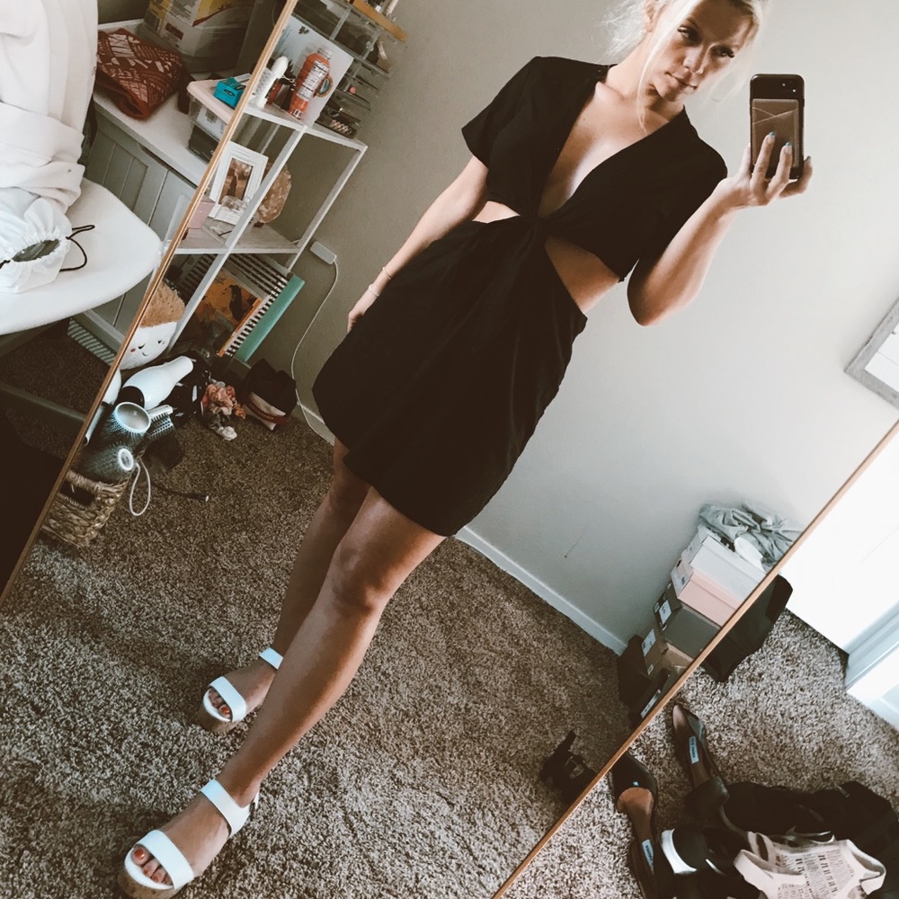 Two Piece tie Dress
